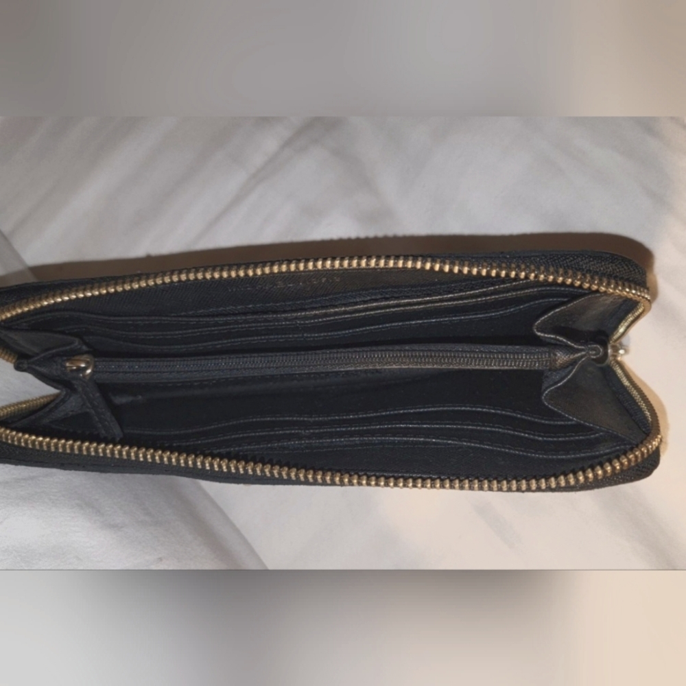 Black Michael Kors Suede Wallet